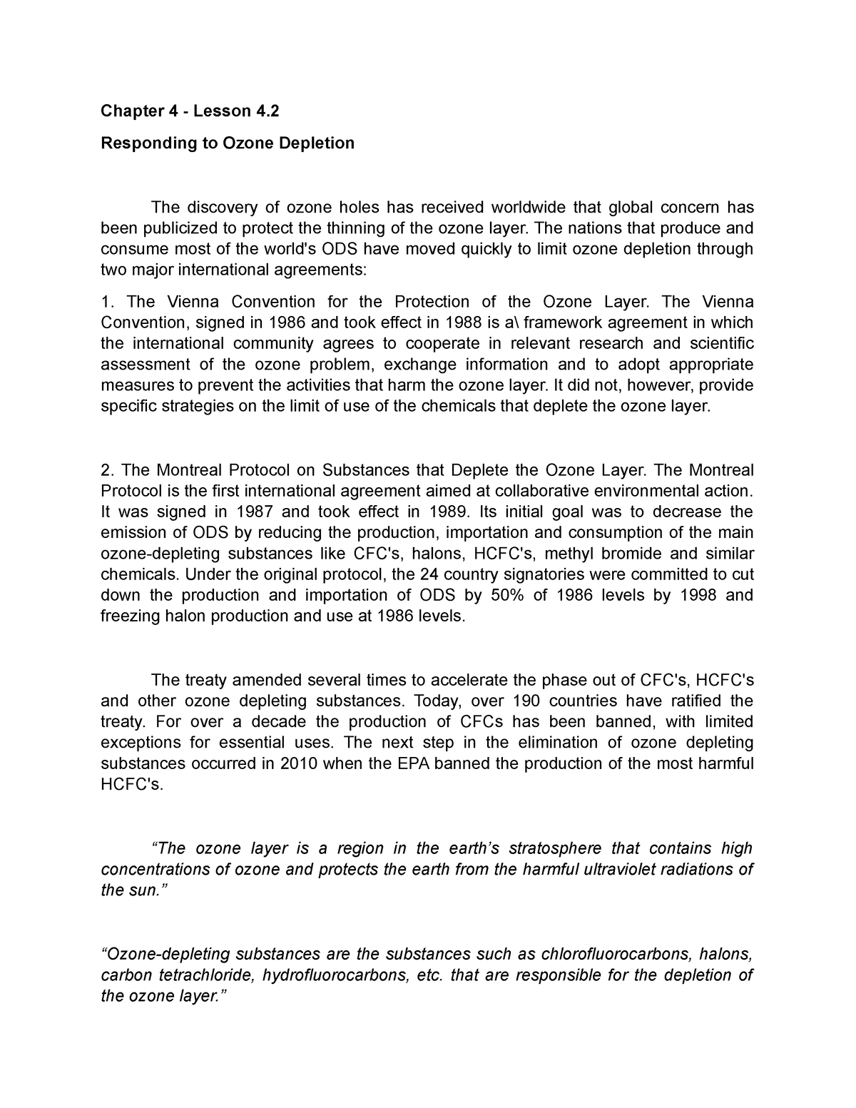 responding-to-ozone-depletion-chapter-4-lesson-4-responding-to