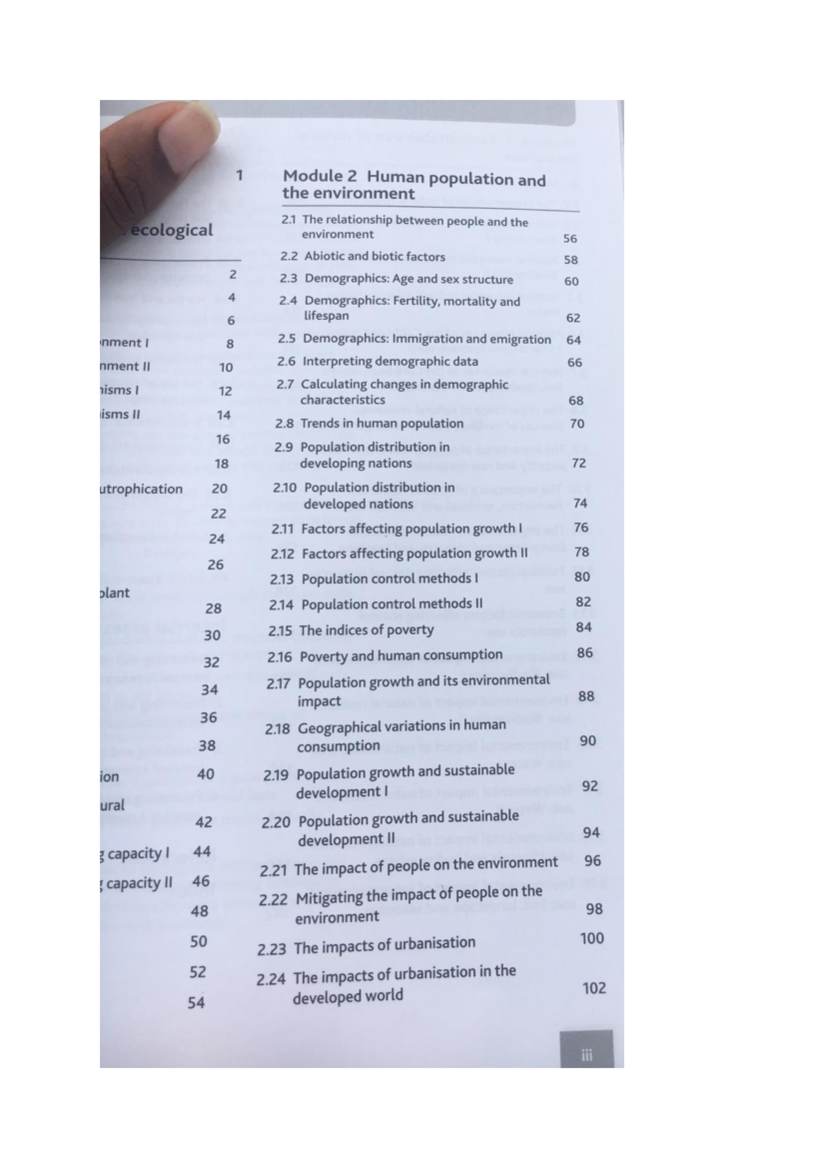 environmental science Past papers Studocu