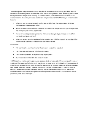 Final Article Week 4 - naNSG5000: Role of the Advanced Practice Nurse ...
