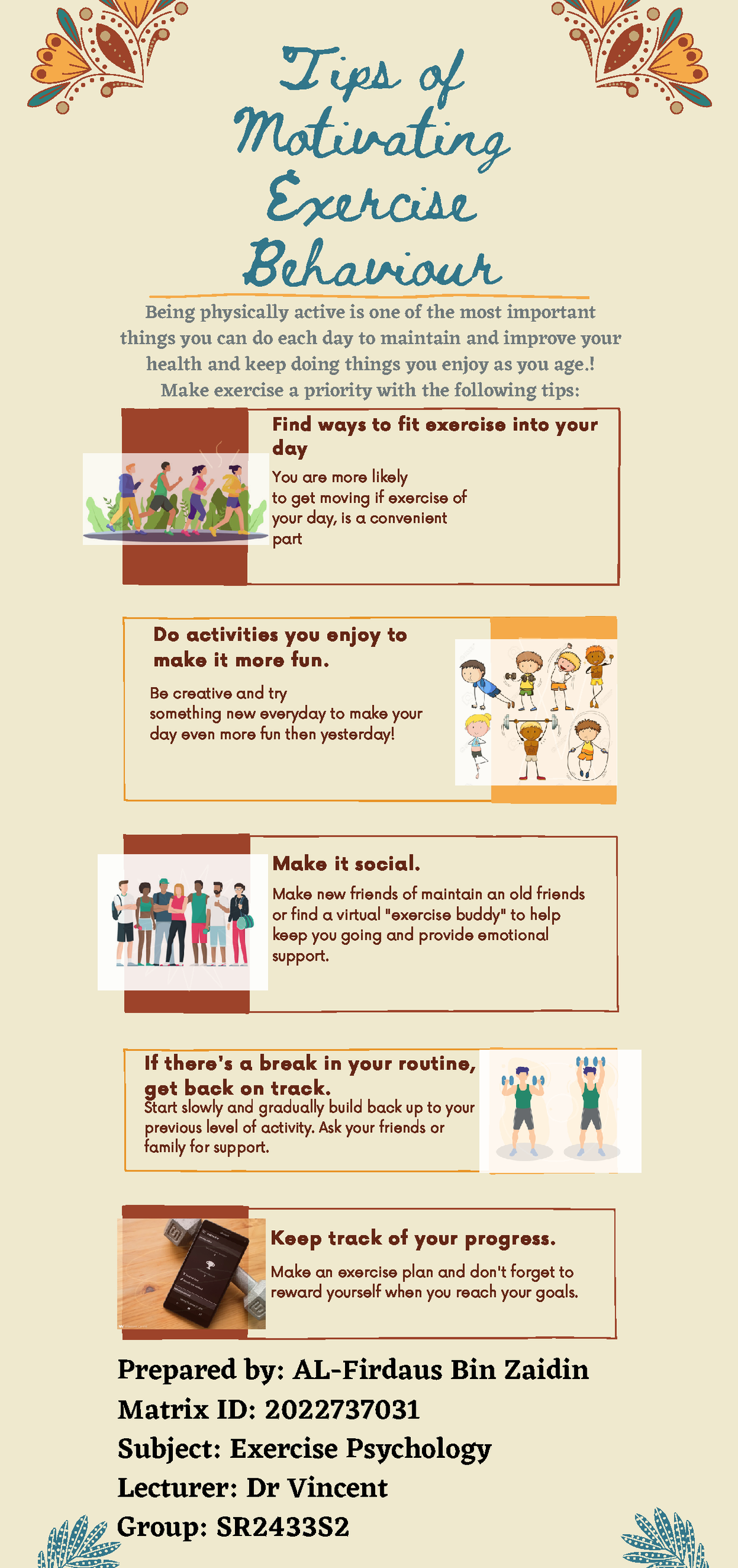 Motivating Exercise Behaviour - Being Physically Active Is One Of The ...