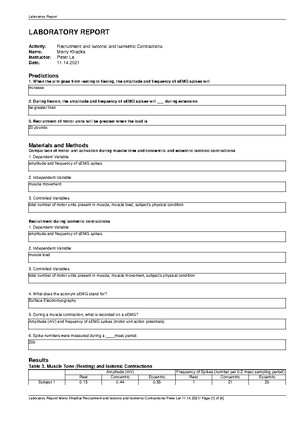 Blood - Answer Key For Review Sheet - Name 