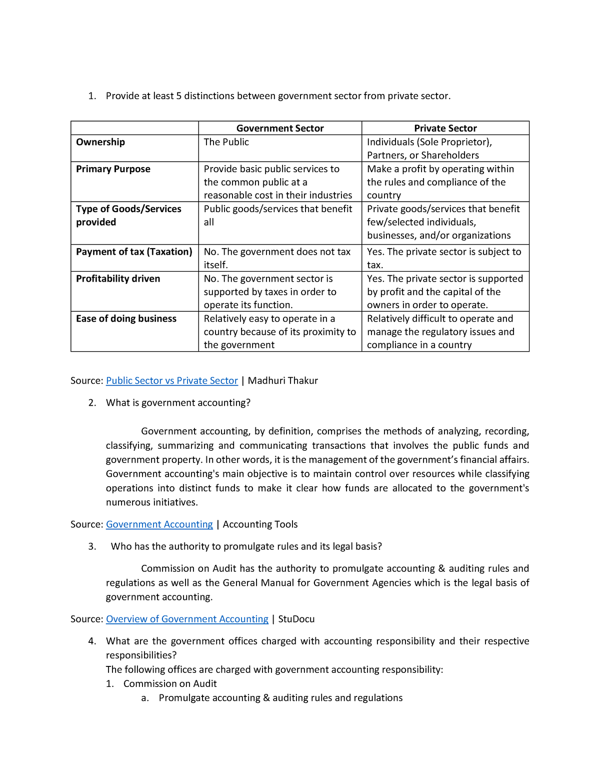 government-accounting-provide-at-least-5-distinctions-between