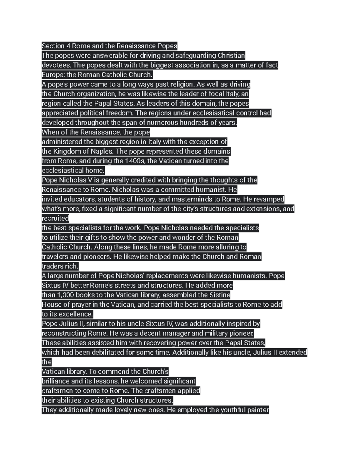 The Borgias & Beyond:  A Scandalous Look At Renaissance Popes - vacma33