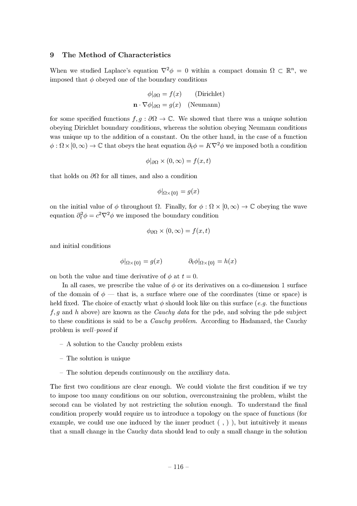 Mathematical Methods: Methods of Characteristics - 9 The Method of ...