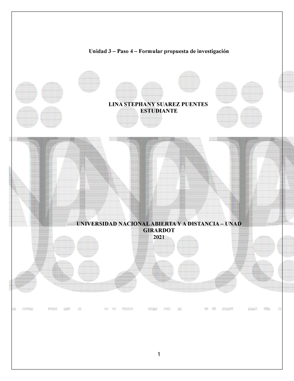 La Propuesta De InvestigacióN