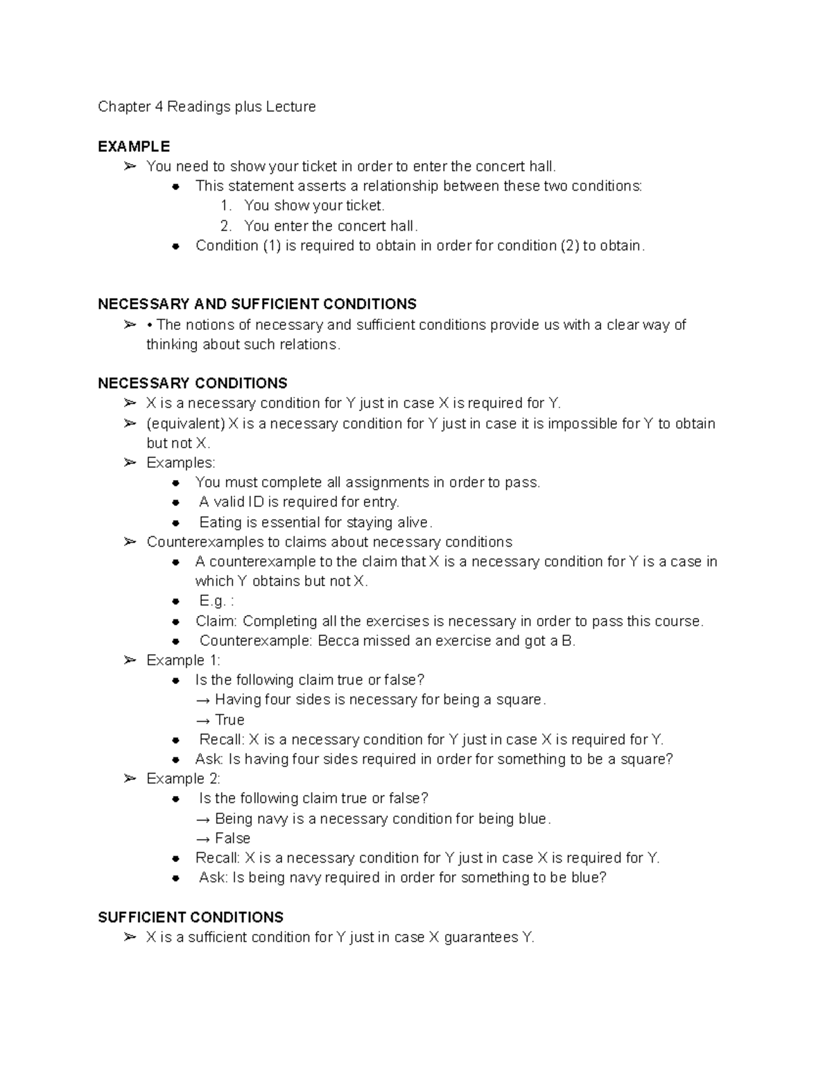 Chapter 4 Readings Plus Lecture - Chapter 4 Readings Plus Lecture ...