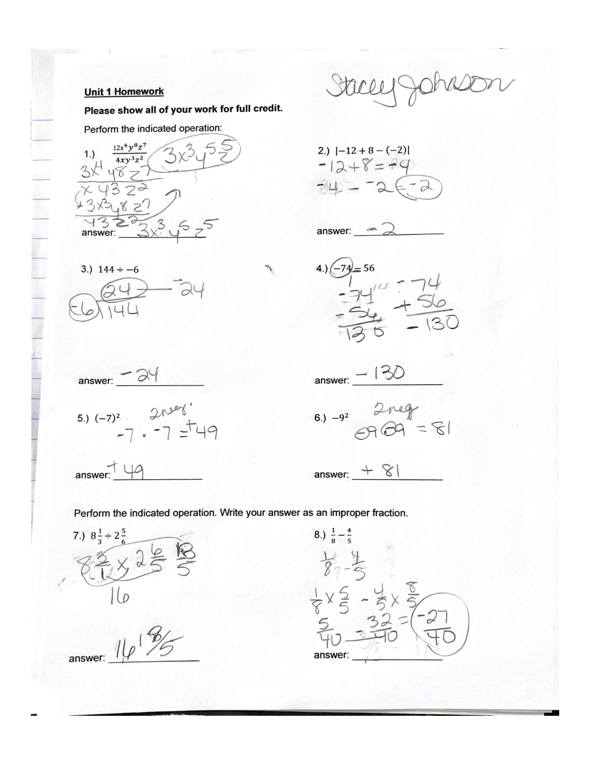 math homework ls1 day 2