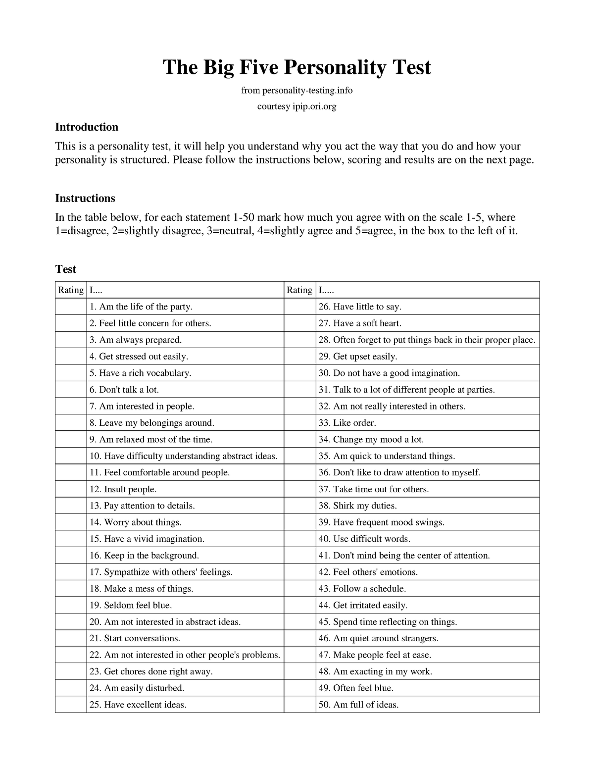 big-5-personality-test-the-big-five-personality-test-from