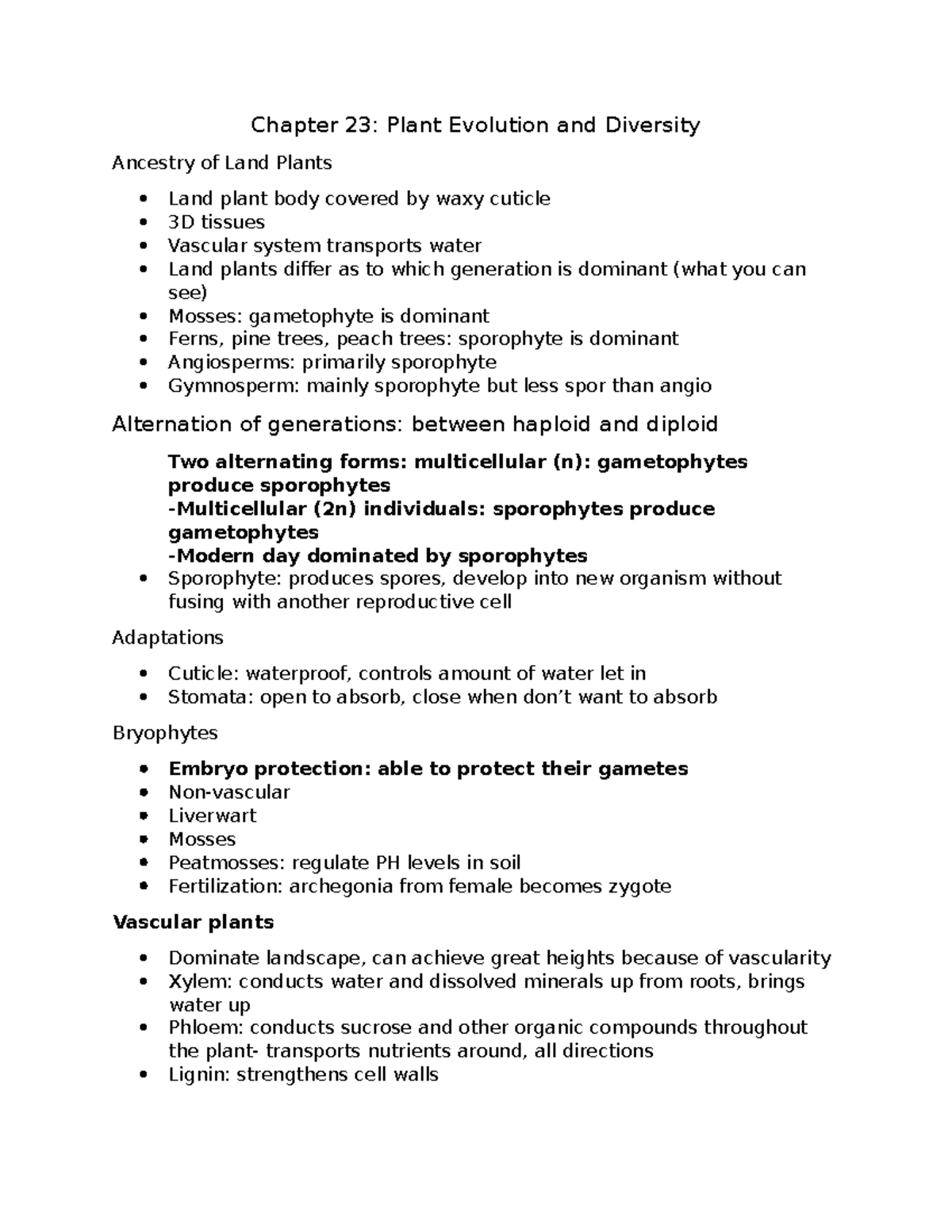 chapter-23-plant-evolution-and-diversity-chapter-23-plant-evolution