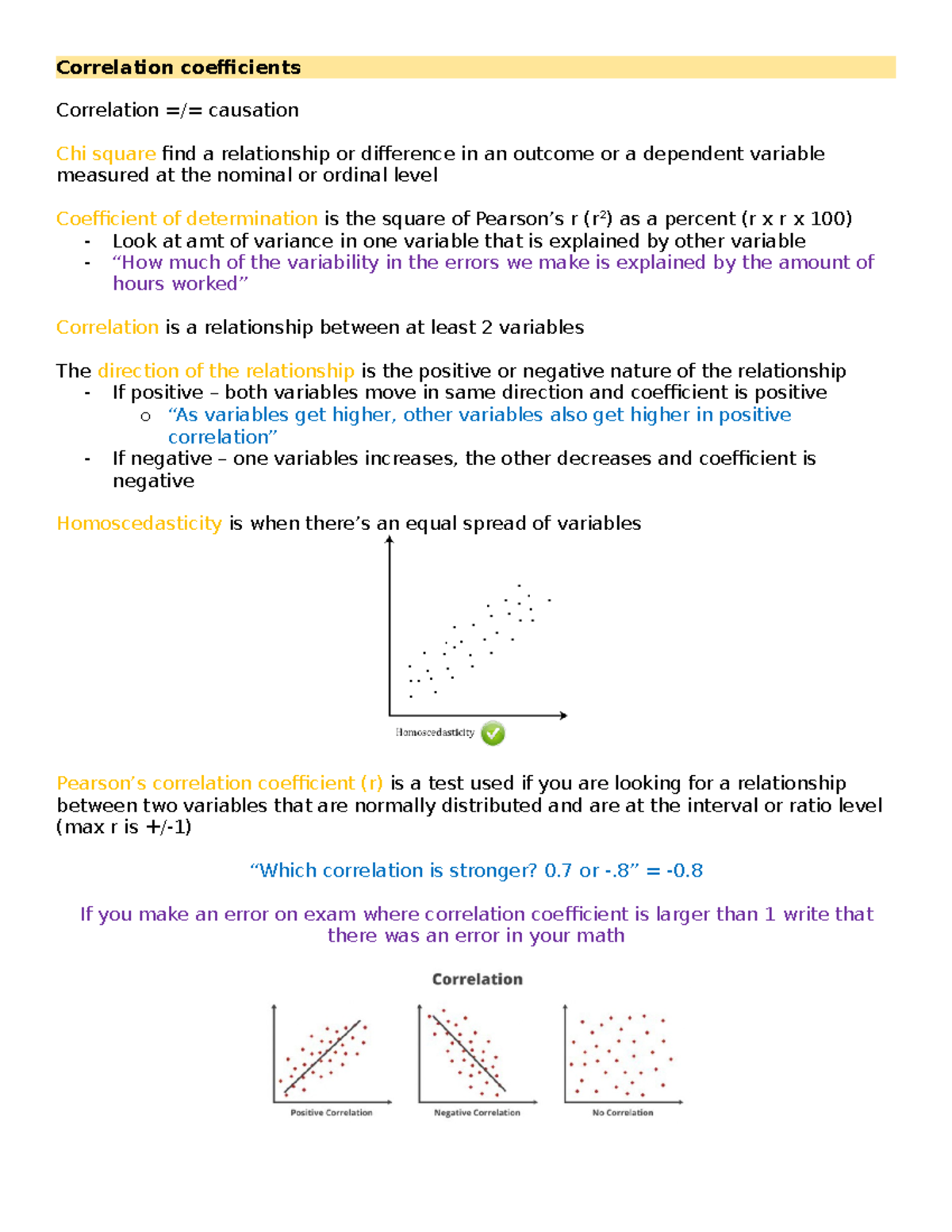 11. Correlation coefficients - Correlation coefficients Correlation ...