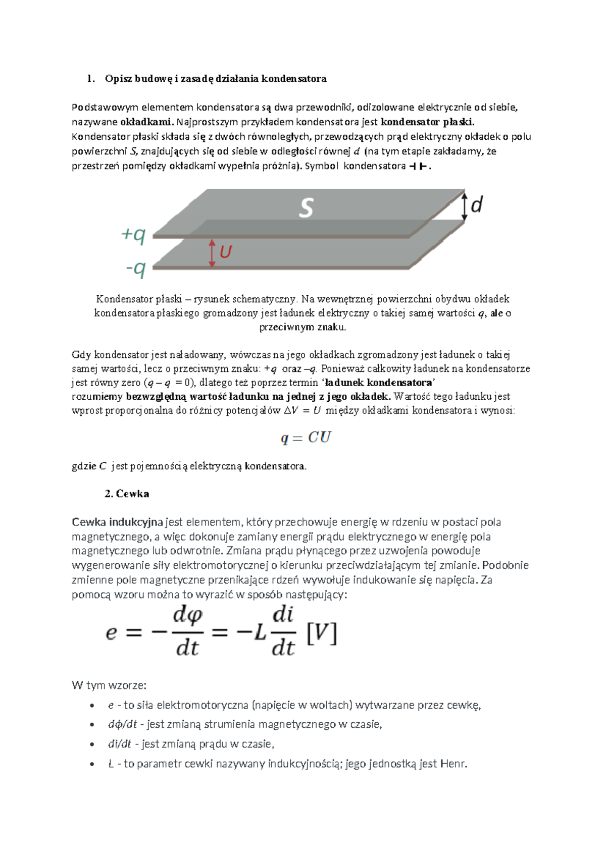 Opisz Budowę I Zasadę Działania Fotokomórki www.studocu.com