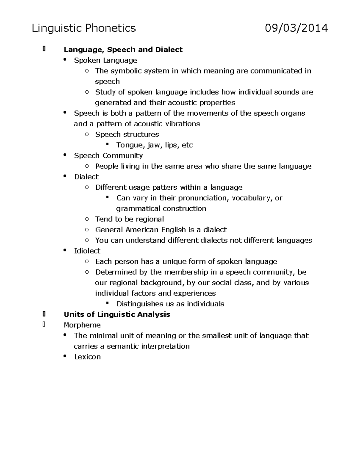 Transcription and Phonetics Textbook - Linguistic Phonetics 09/03/2014 ...