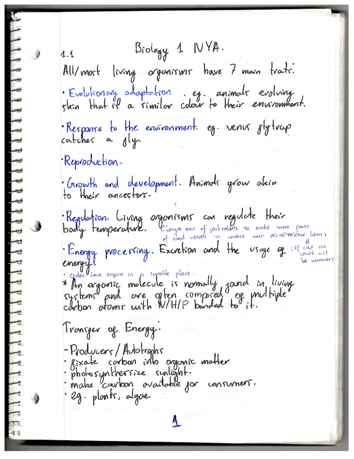 General Biology I Notes - 101-NYA - Studocu