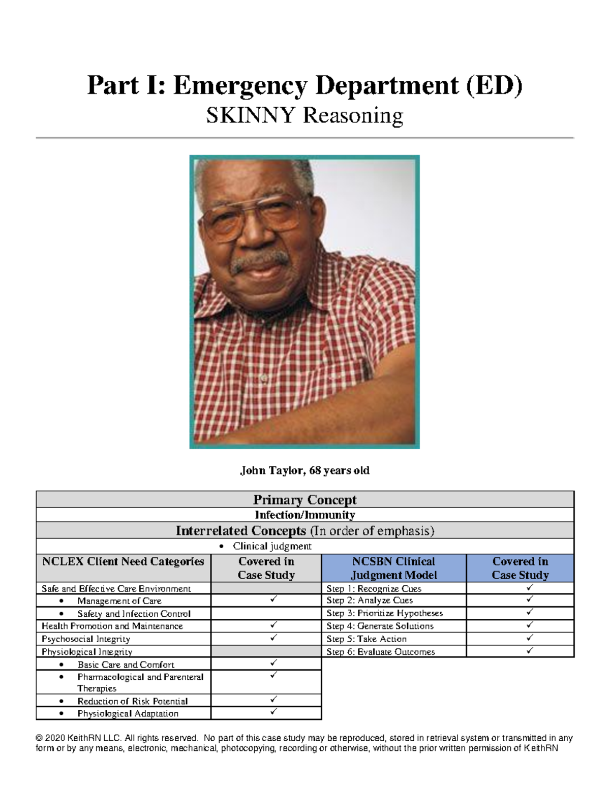 Student- Covid-19- Skinny Reasoning-Part-1 - © 2020 KeithRN LLC. All ...