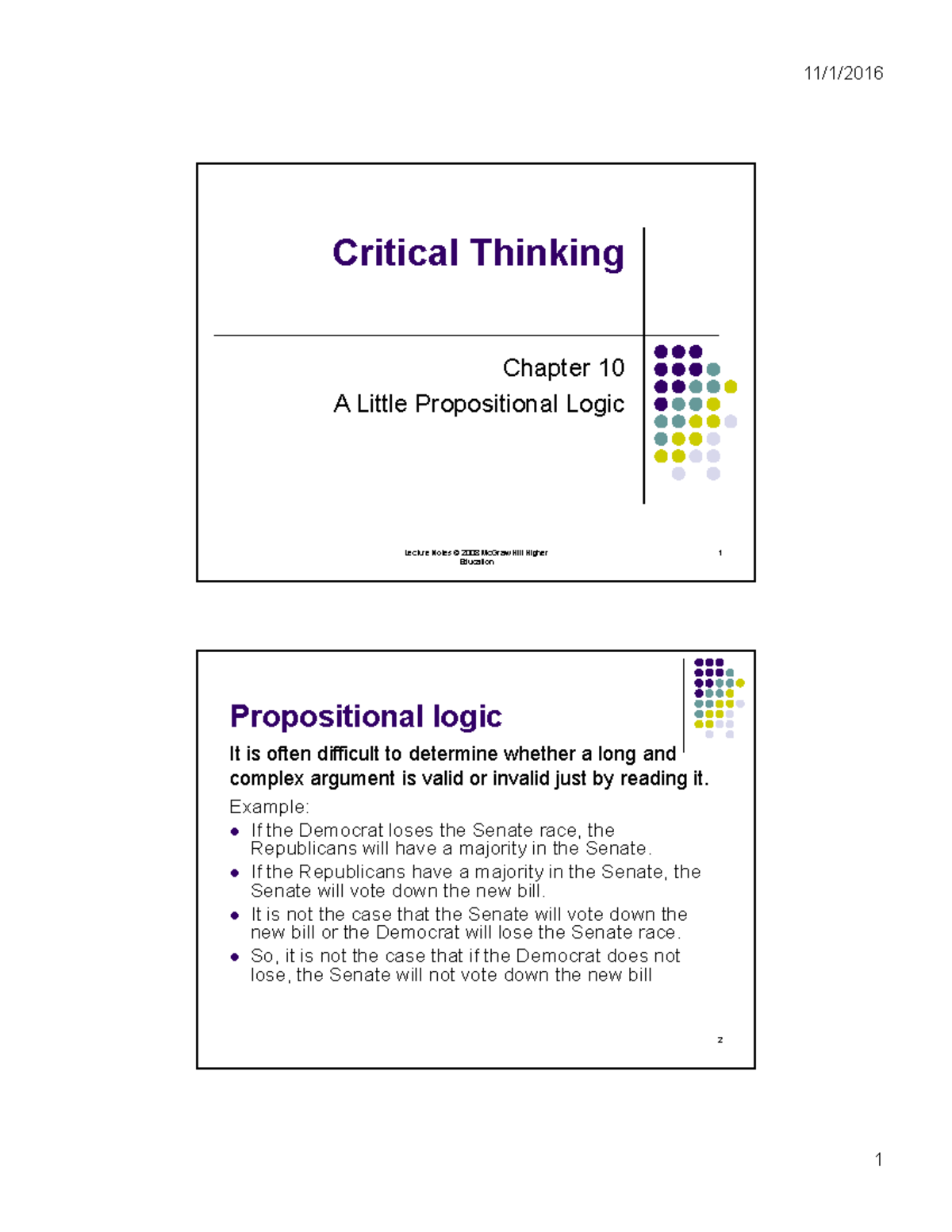 mcgraw hill critical thinking