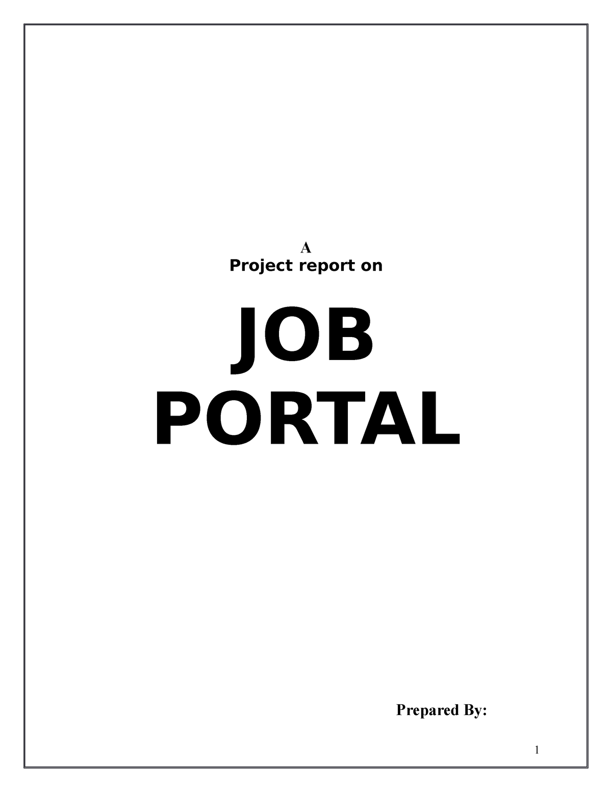 job-portal-copy-it-a-project-report-on-job-portal-prepared-by