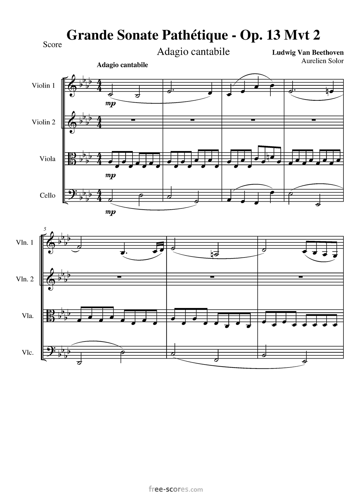 [Free-scores - Partitura - & & B ? B B B B B B B B B B B B B B B B 4 4 ...