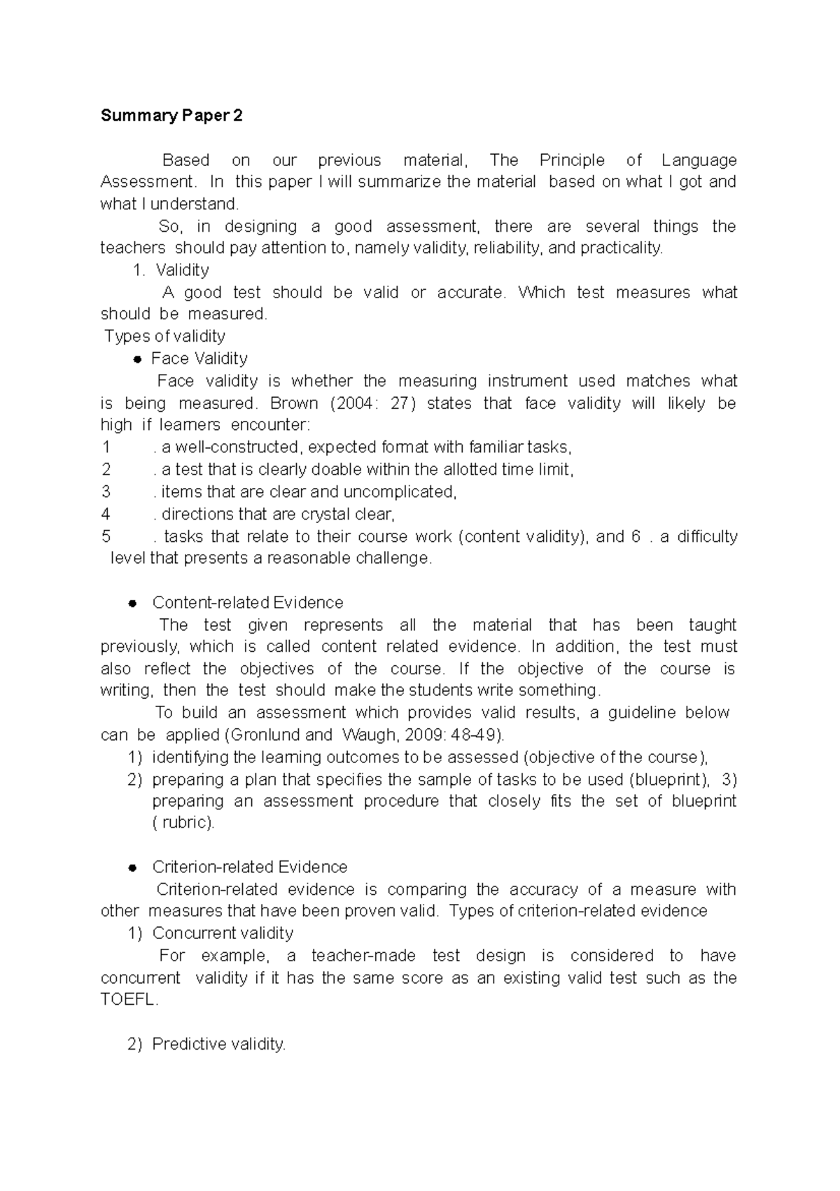 Summary Paper 2 - In this paper I will summarize the material based on ...