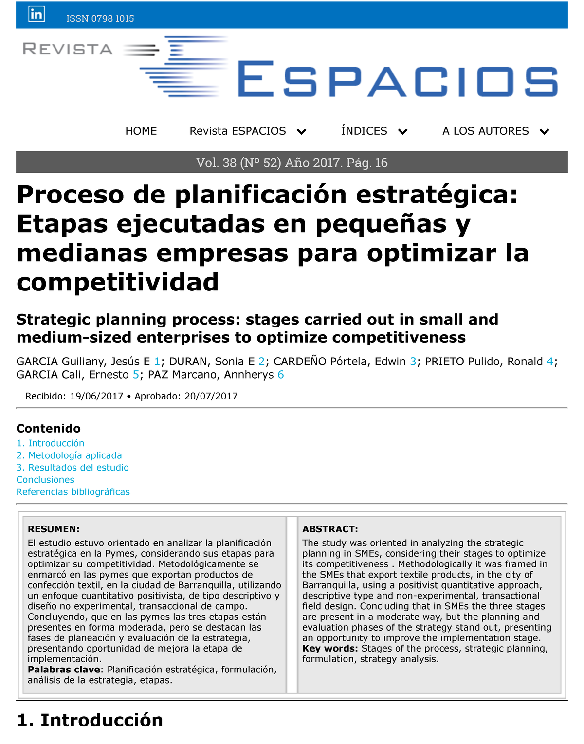 A17v38n52p16 - Procesos De La Administración - ISSN 0798 1015 HOME ...