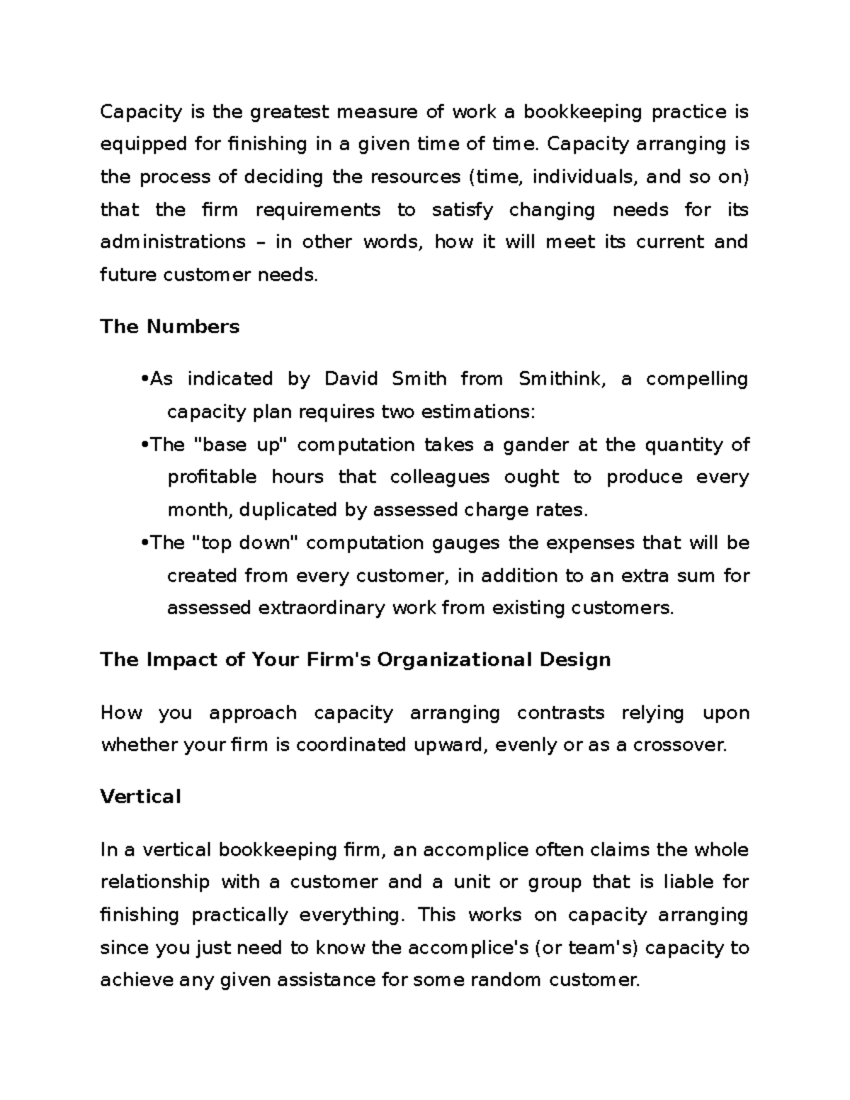 Engineering Management 4 - Capacity is the greatest measure of work a ...