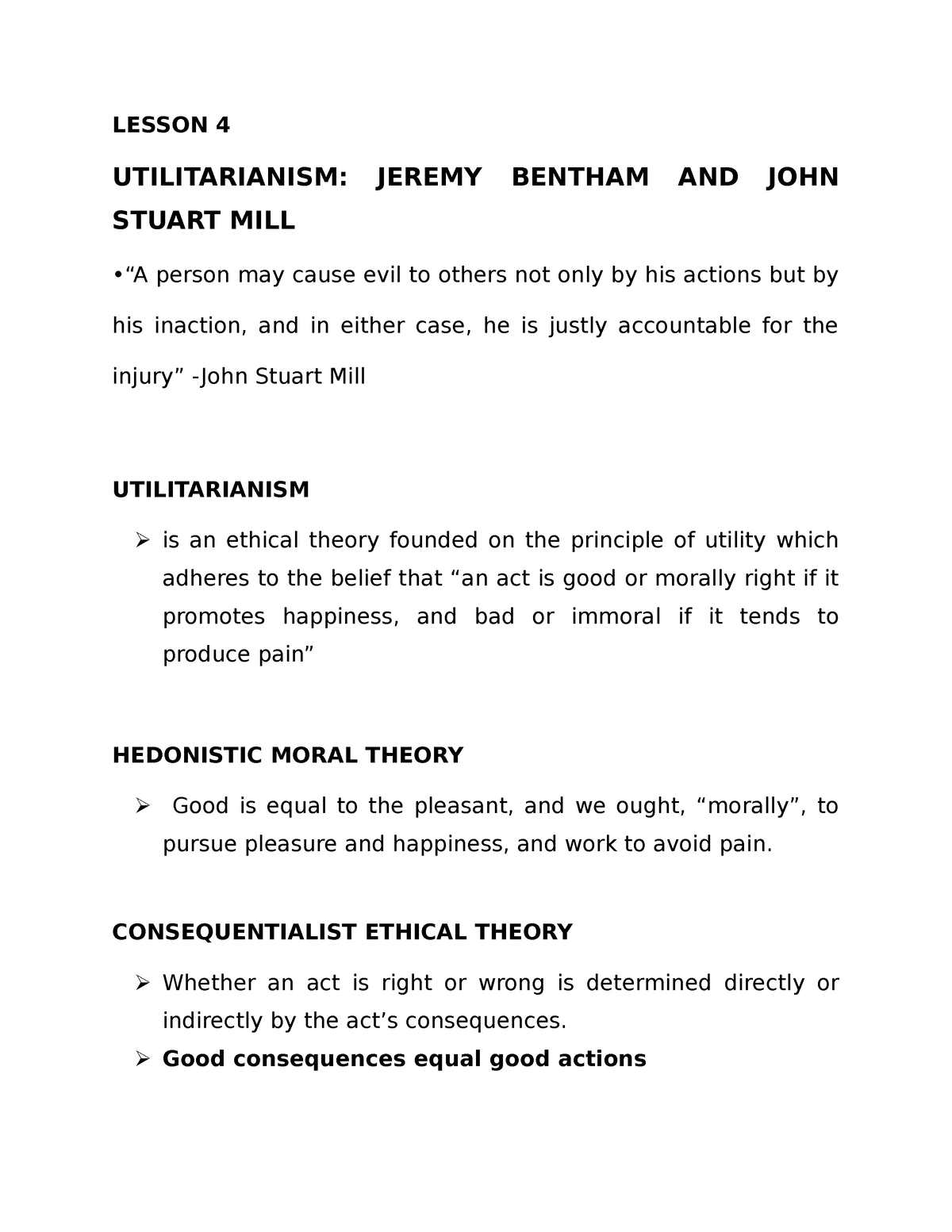 utilitarianism on liberty essay on bentham