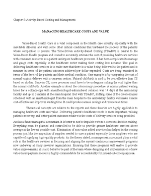 CHAP 06 - MANAGEMENT ACCOUNTING PRACTICE TEST CHAPTER 6 - Managerial ...