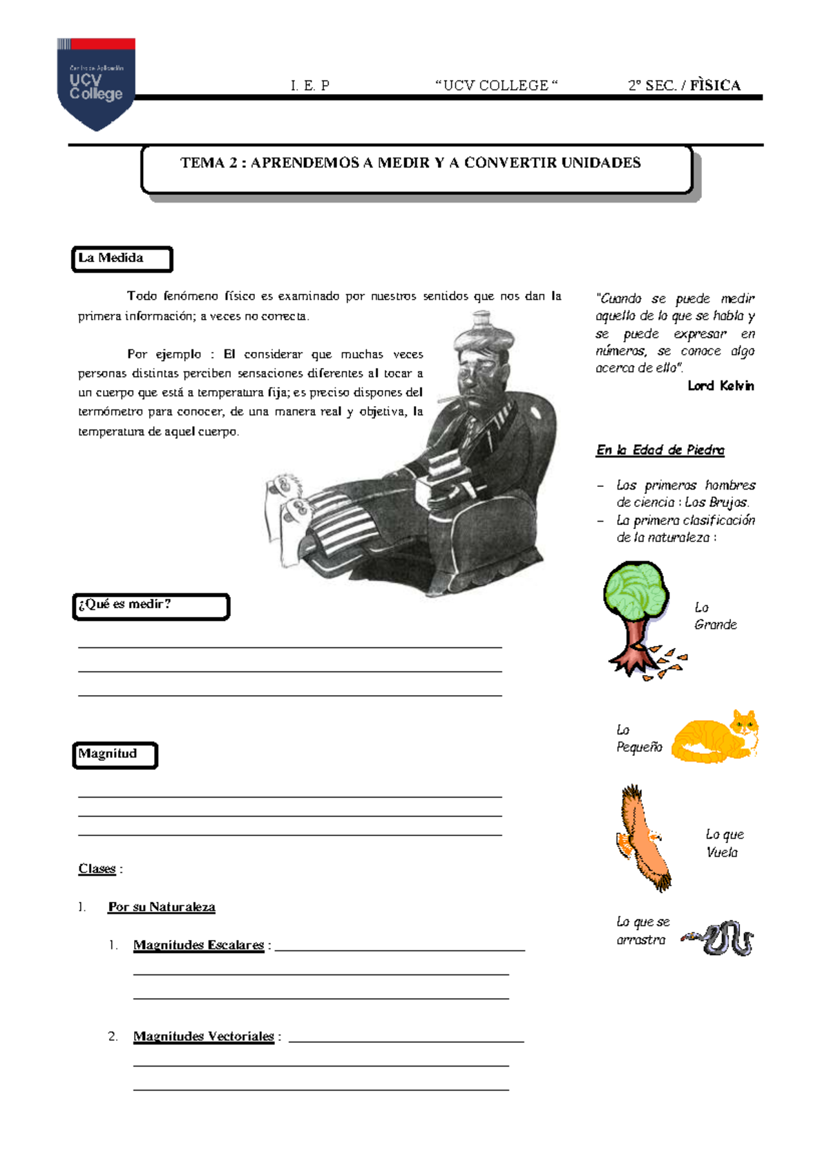 2do sec -TEMA 2-Medición y Conversión de Unidades (2) - TEMA 2 ...