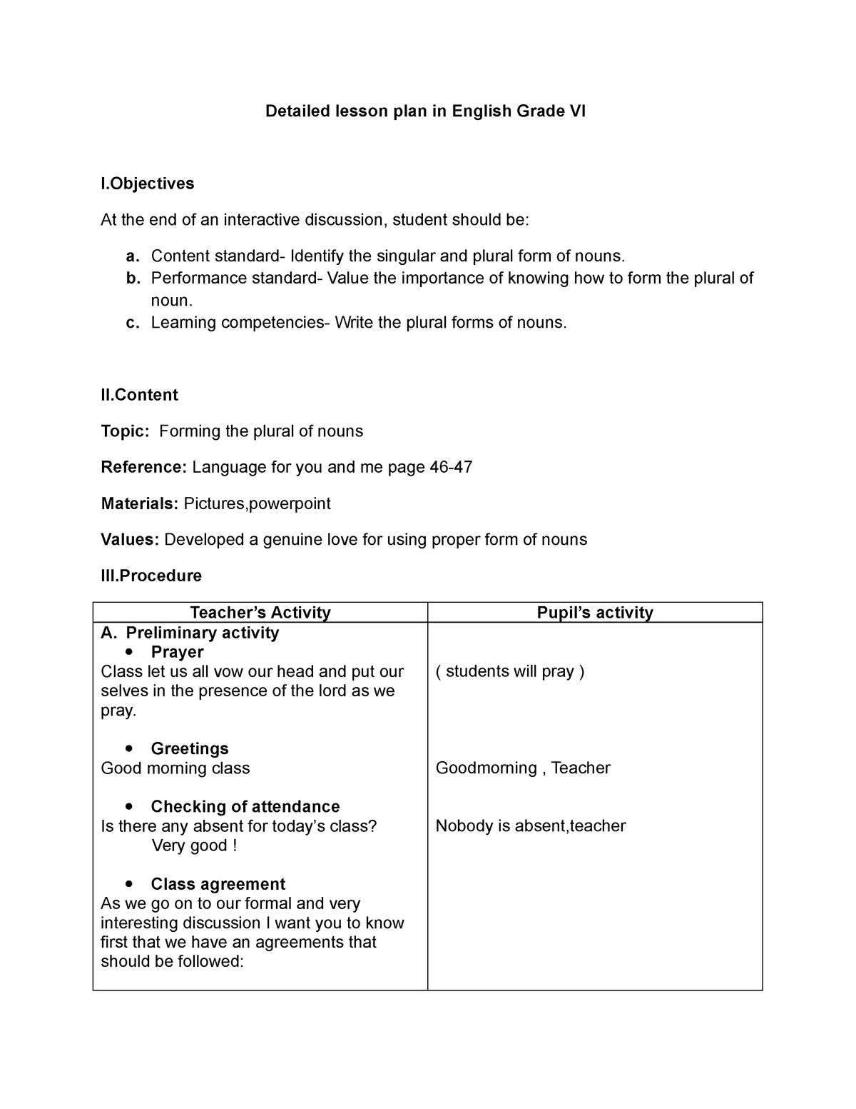 detailed-lesson-plan-in-english-grade-vi-1-content-standard-identify-the-singular-and-plural