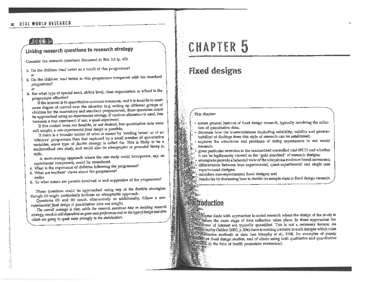 Robson - Chapter 5 copy 1 - PSYC 1101 - Studocu