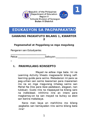 Narrative Report IN AP LAS Making - Republic of the Philippines ...