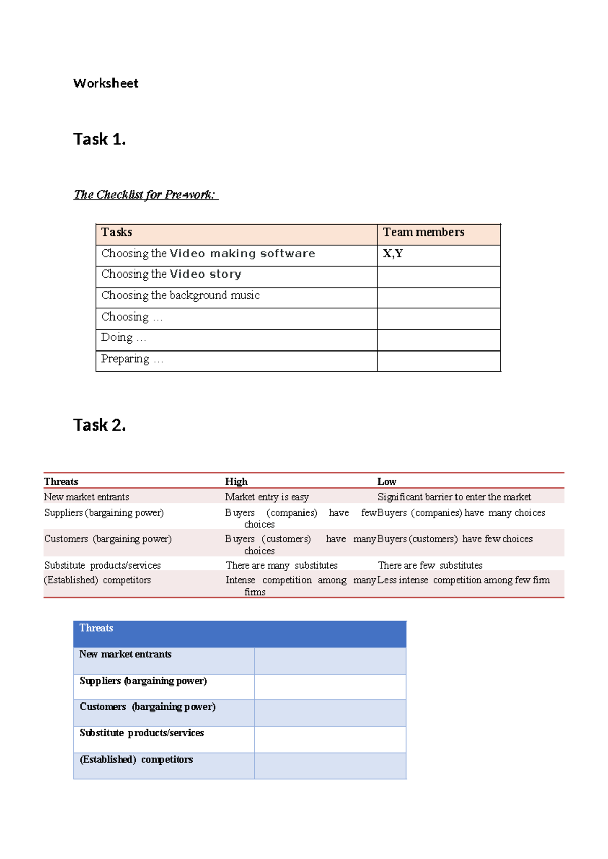 Worksheet-6-final - Worksheet-6 - Worksheet Task 1. The Checklist for ...