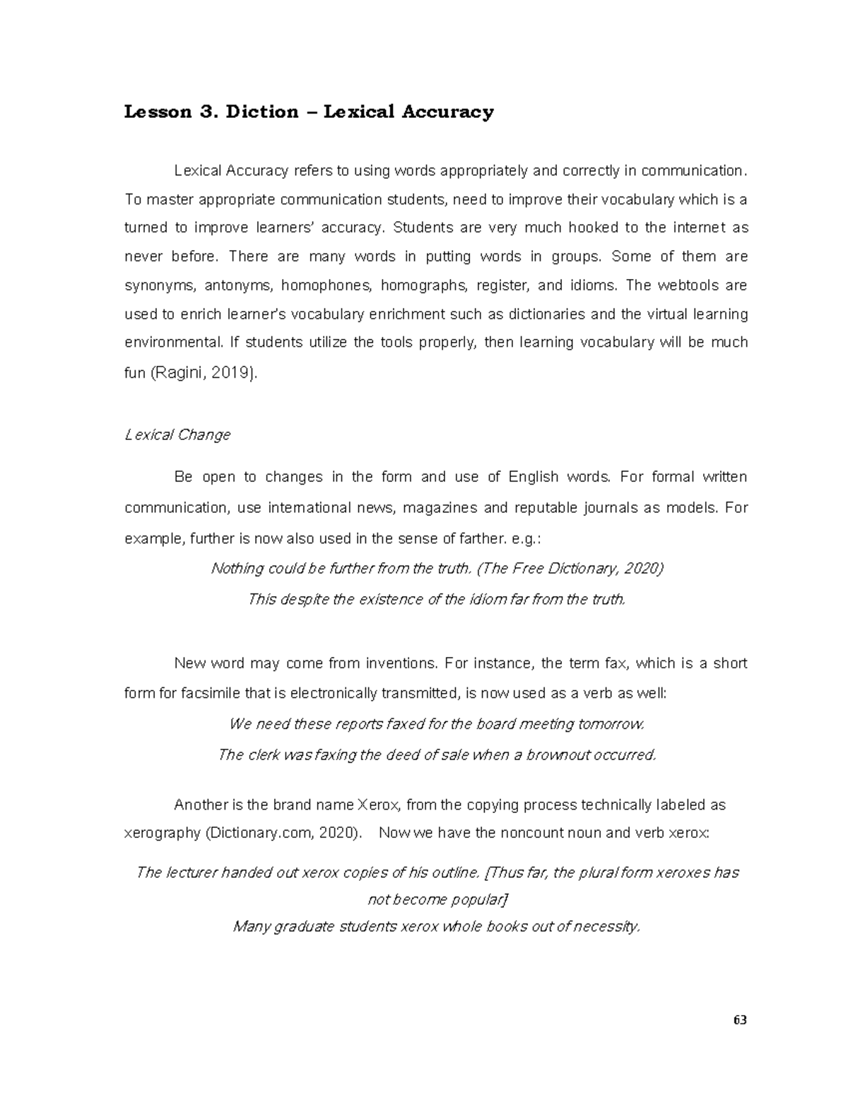 Module Five Lesson Three and Four Purposive Communication - Lesson 3 ...