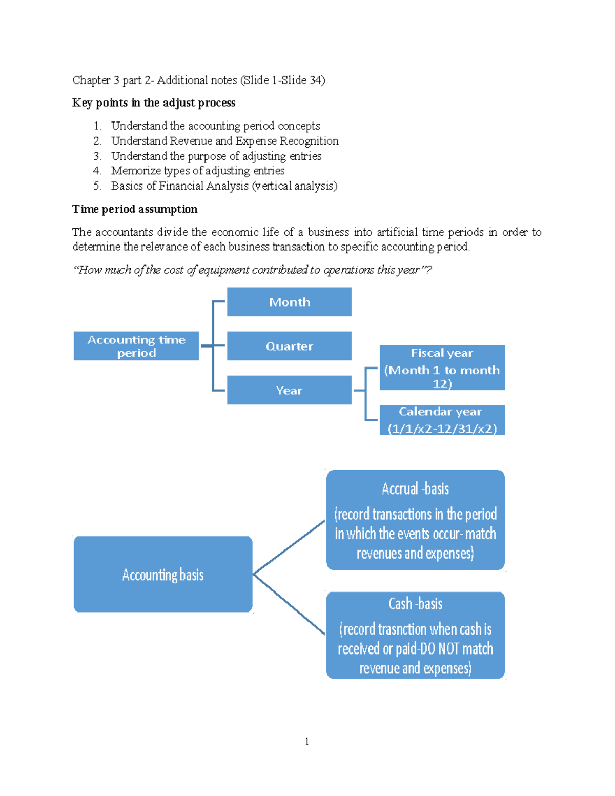 Chapter 3 Notes Part1 - Chapter 3 Part 2- Additional Notes (Slide 1 ...