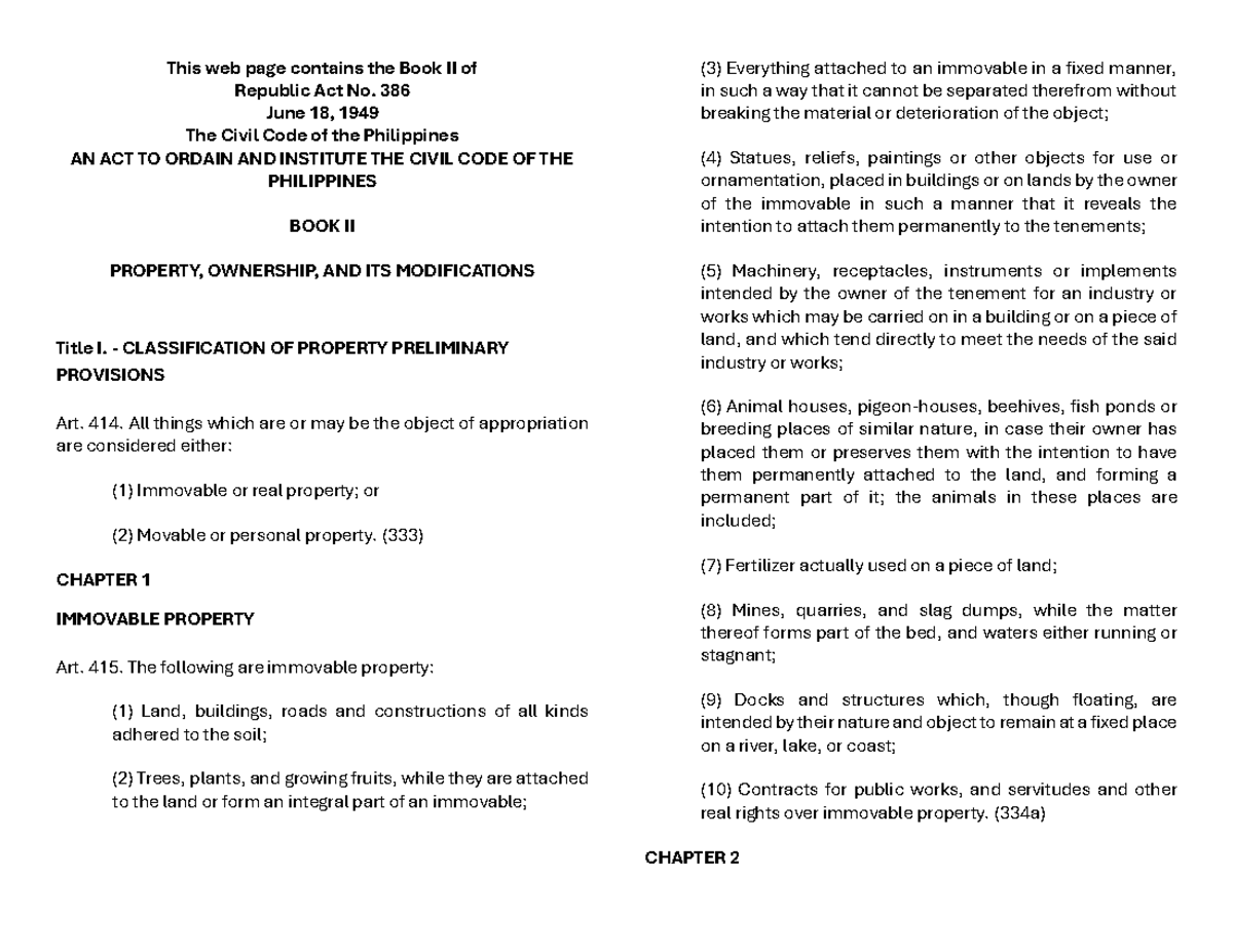 Assignment - Readings for Legal aspect - This web page contains the ...