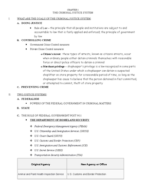 Chapters Six through Ten - CHAPTER SIX POLICE AND LAW I. Limits to the ...