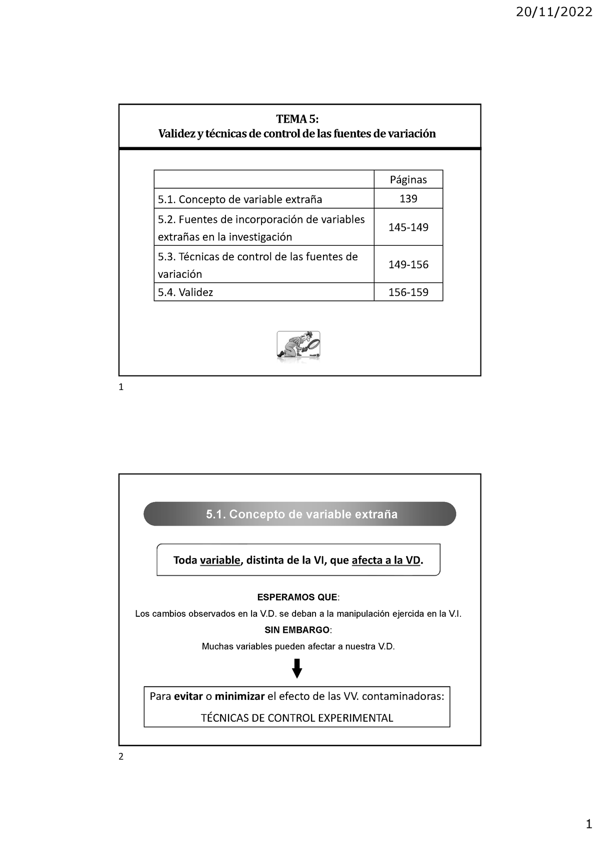 Tema 5. MÃ©todos De Investigaci Ã³n - TEMA 5: Validez Y Técnicas De ...