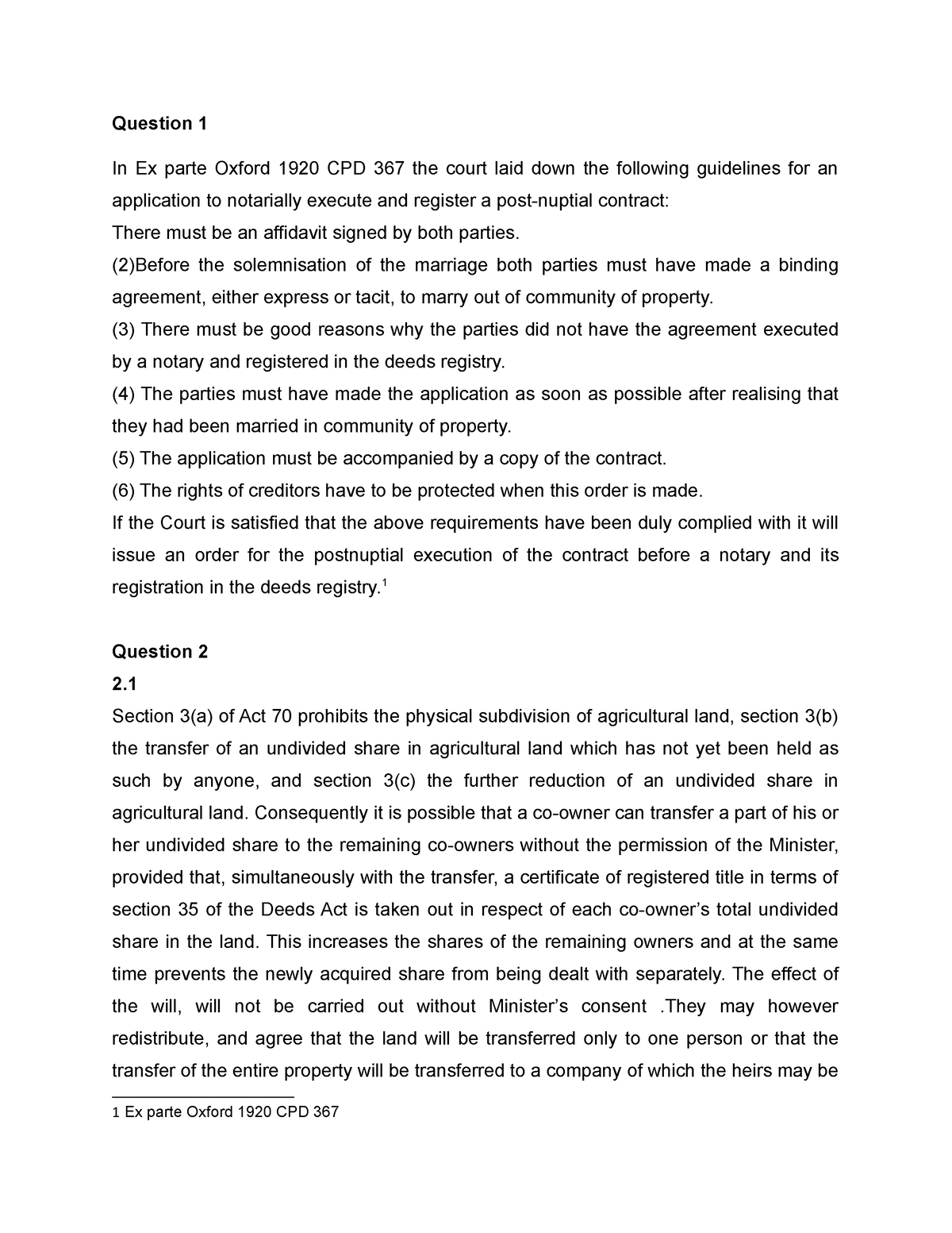 Notary Exam - Enhanced Application Of Knowledge - Question 1 In Ex ...