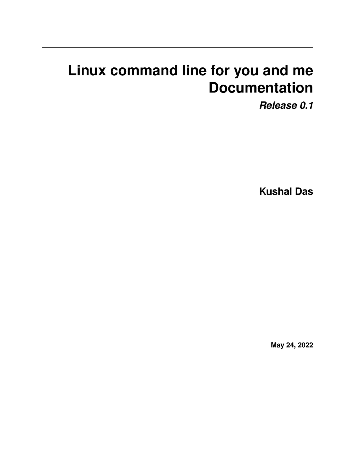 Linux Commands Fuck Linux Command Line For You And Me Documentation Release 0 Kushal Das 6544