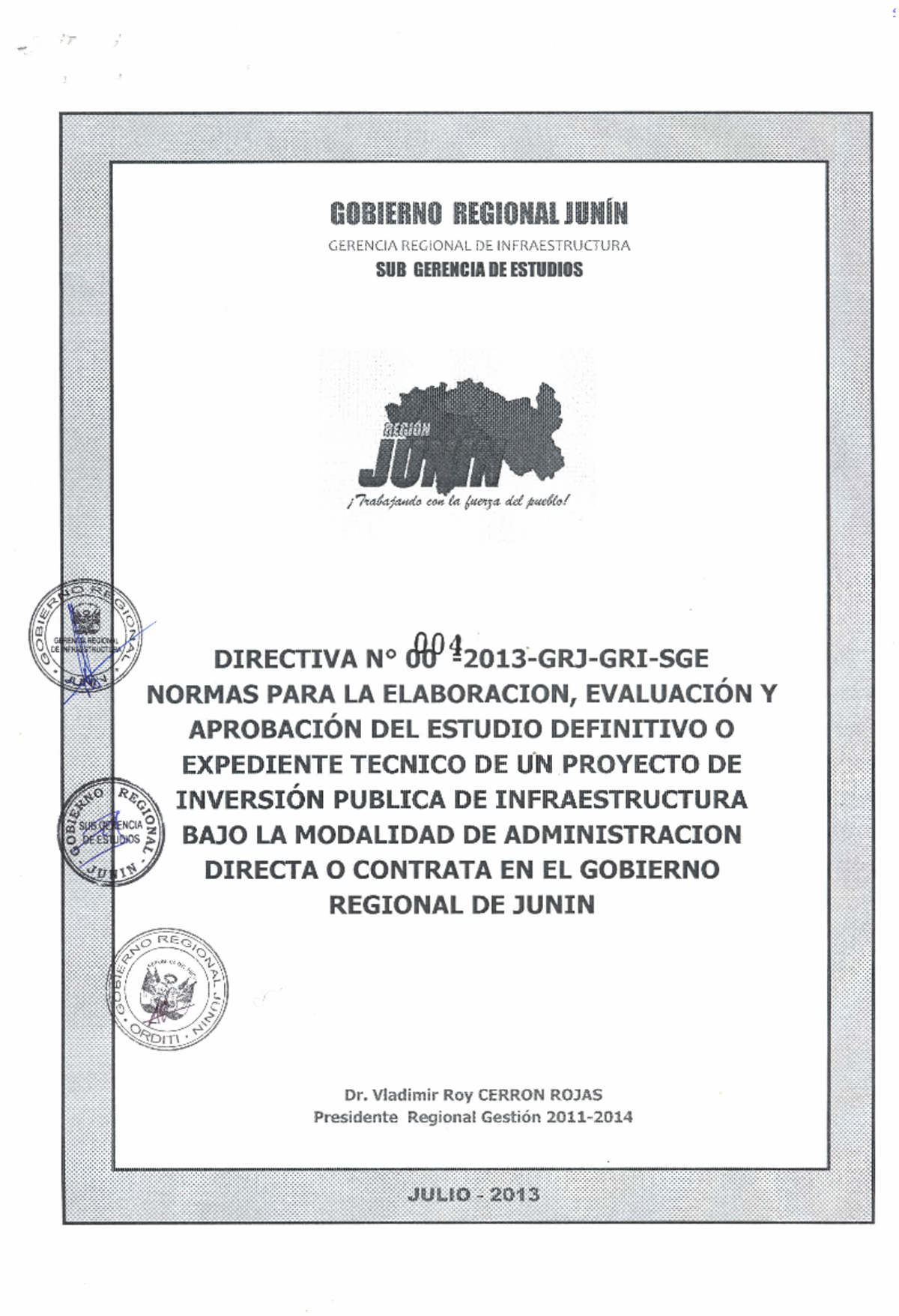 Directiva Regional N 004 - 2013 - Normas Para La Elaboraci N Evaluacion ...