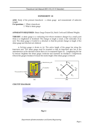 Errors and Calibration IN Measurement - 15 Errors in Measurement UNIT 2 ...