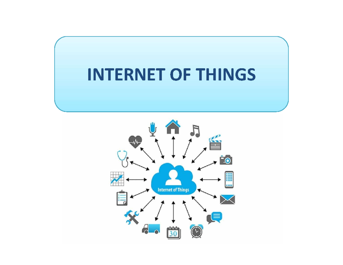 Unit 3 Practice Notes - Internet Of Things Internet Of Things Unit Iii 