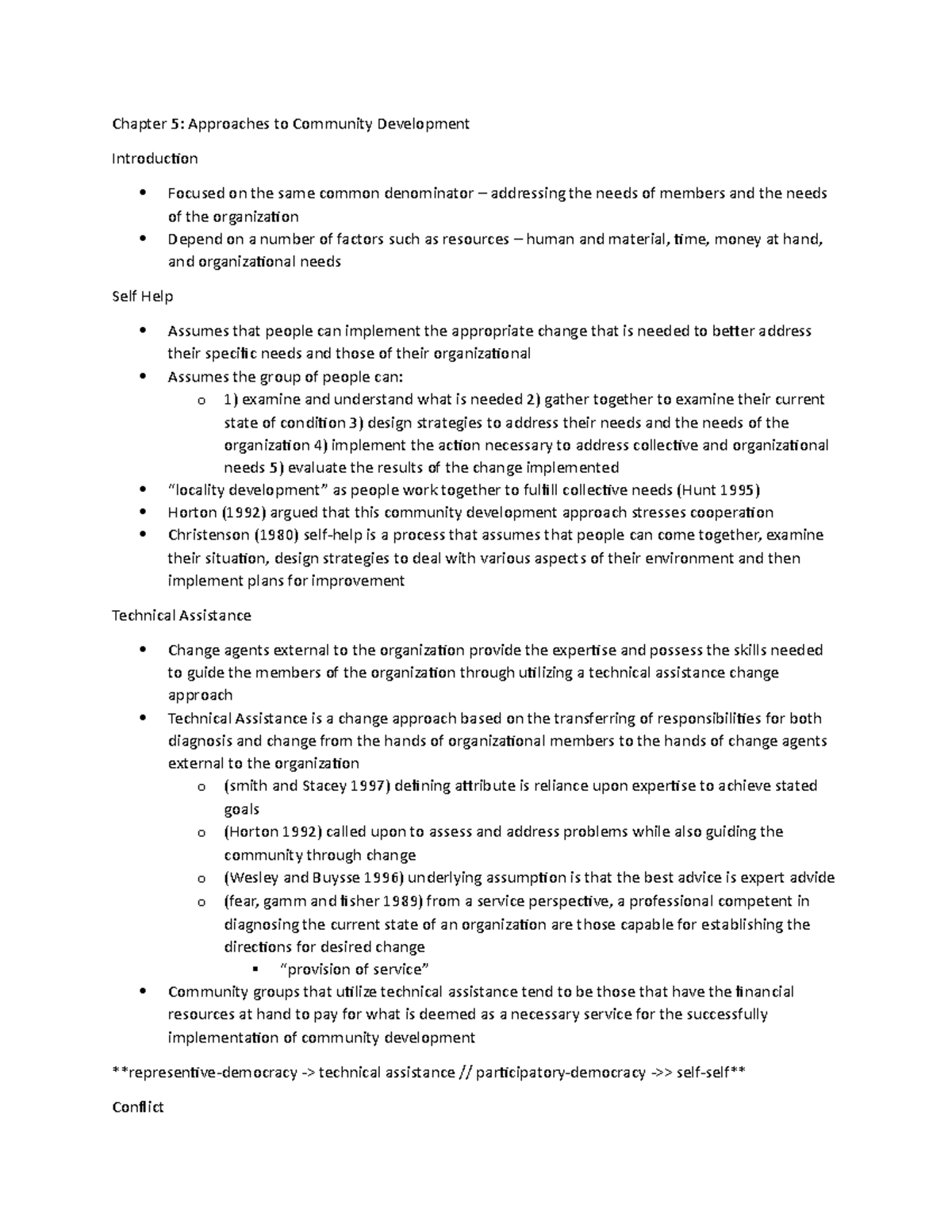 Chapter 5 Approaches to Community Development - Chapter 5: Approaches ...