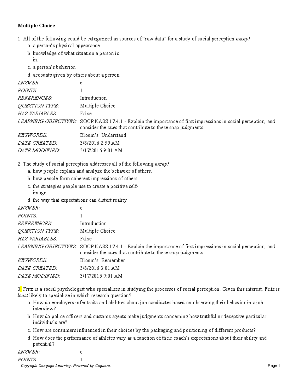 Chapter 4 Test Banks - Test Bank - Multiple Choice All Of The Following ...