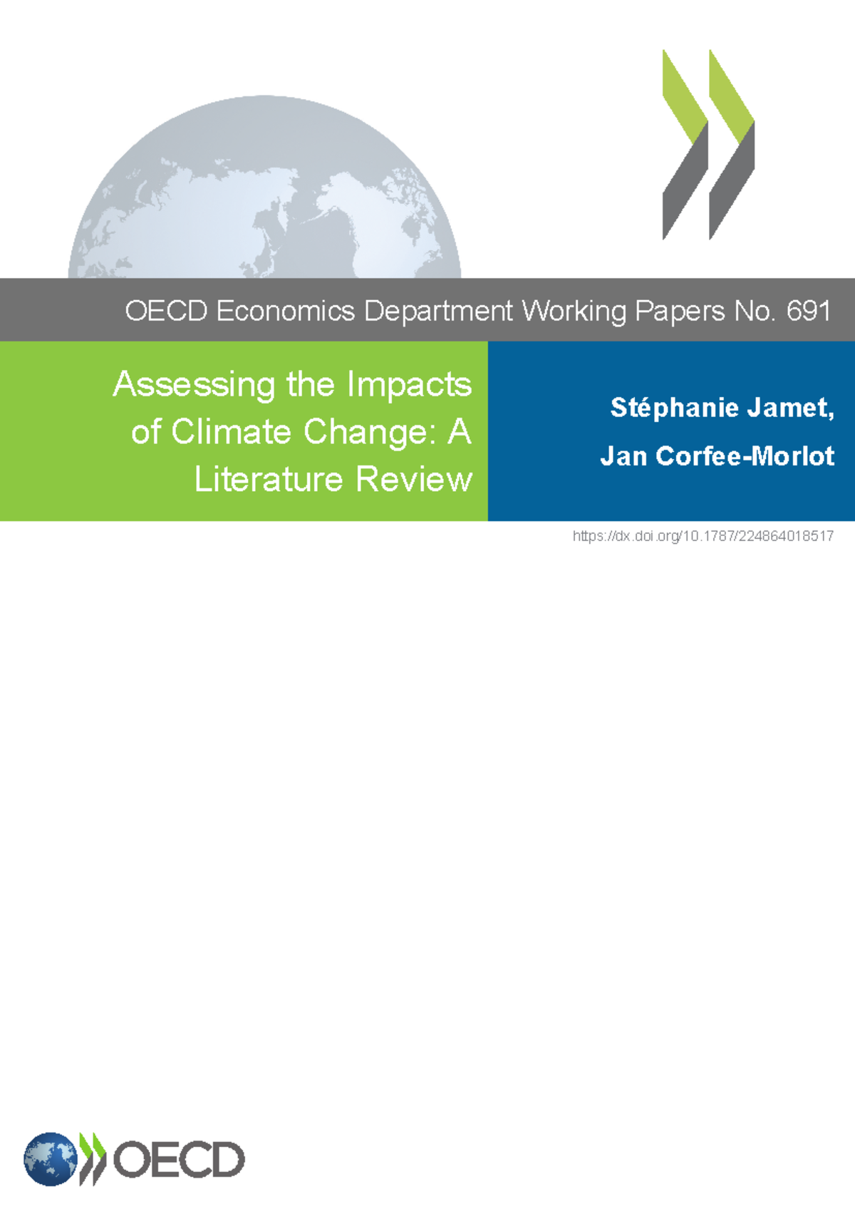 Climate Change Topic Research Paper - OECD Economics Department Working ...