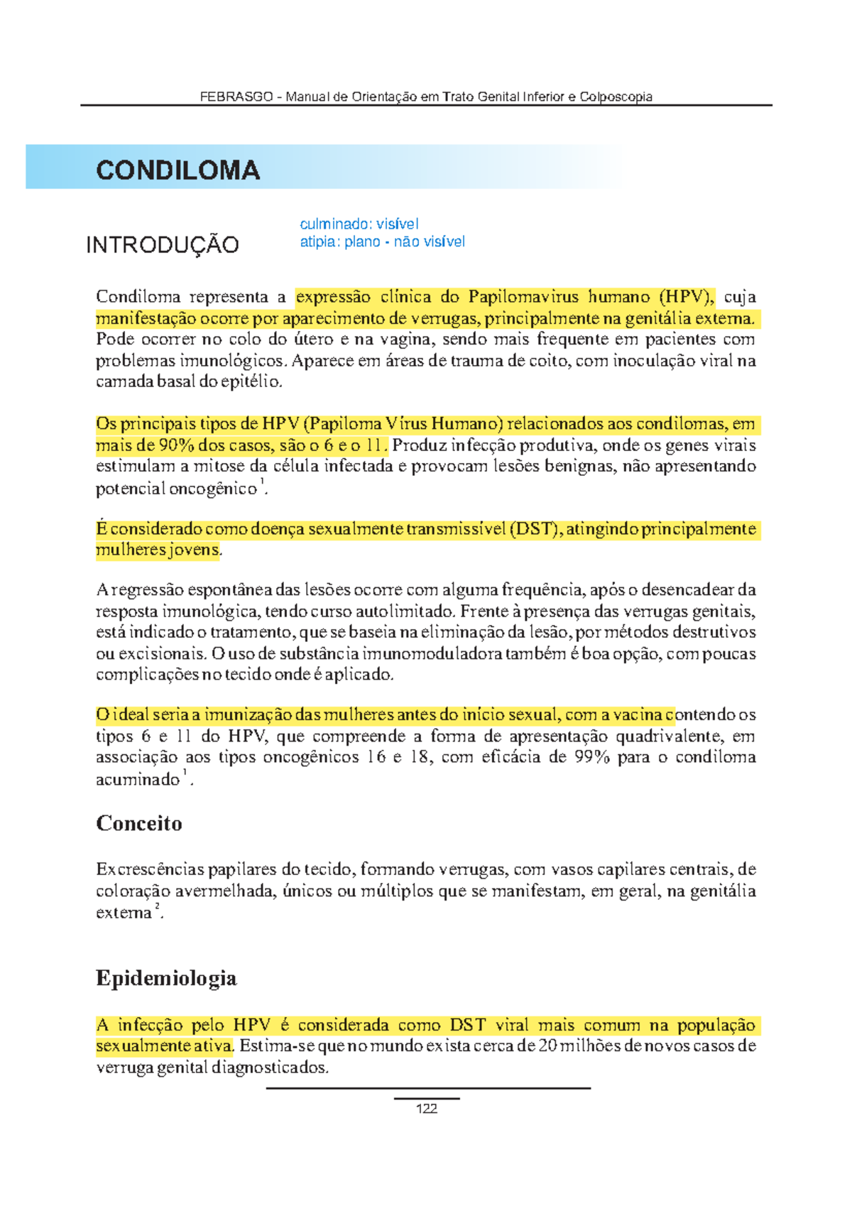10-Condiloma - Condiloma representa a expressão clínica do ...
