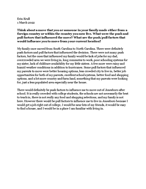 Week 4 Assignment - Erin Krull 4 February 2022 Week 4 Assignment City ...