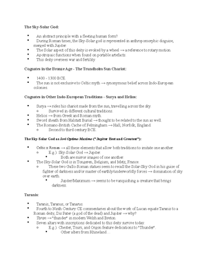 Norse Mythology - Summary Readings in Indo-European Myth - Norse ...