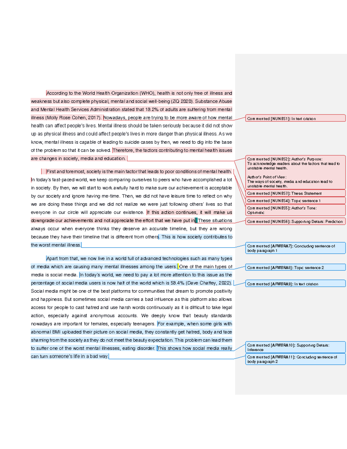 Example Of RSP Group 99 - According to the World Health Organization ...