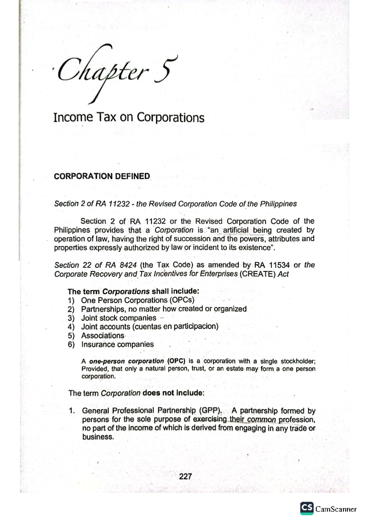 Chap 5 Income Taxation - Author- Tabag - Income Taxation - Studocu