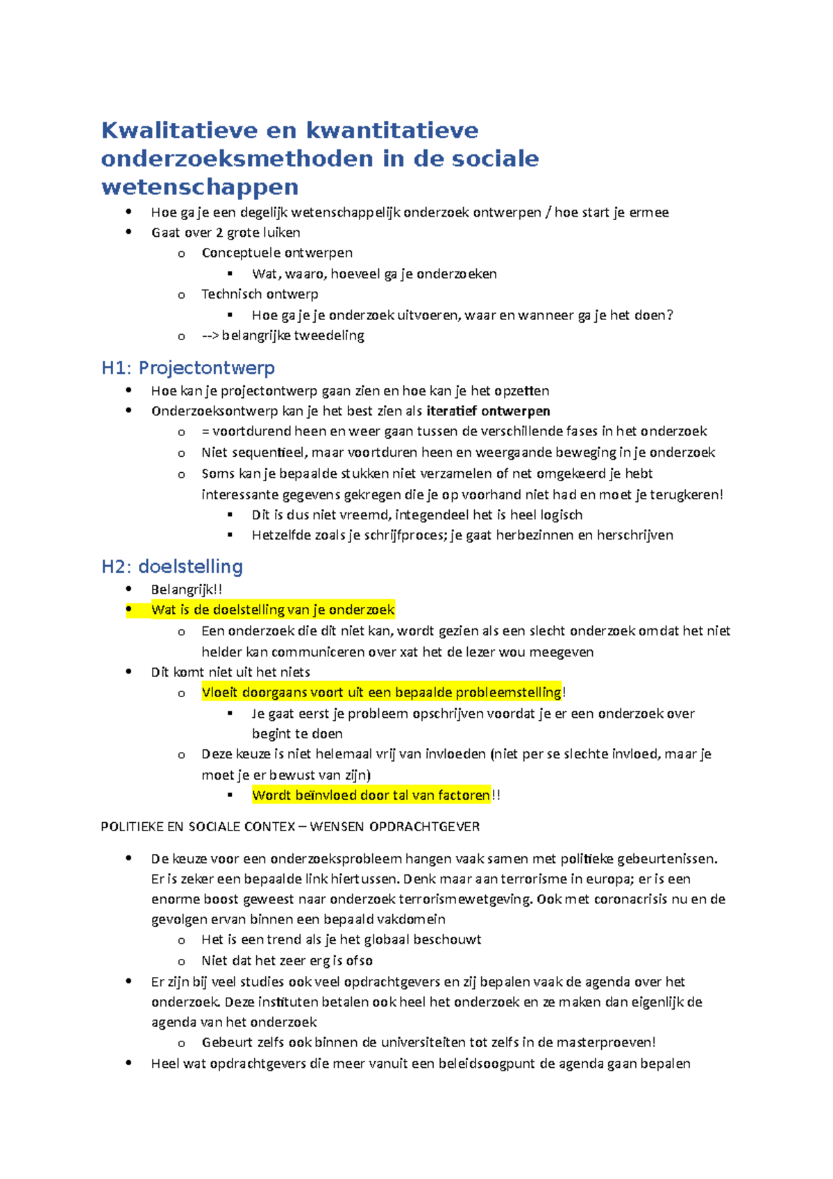 Kwalitatieve En Kwantitatieve Onderzoeksmethoden In De Sociale ...